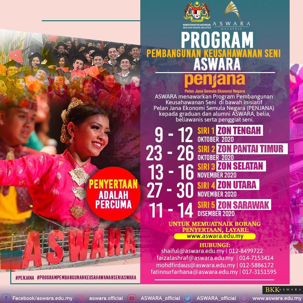 PROGRAM PEMBANGUNAN KEUSAHAWANAN SENI 2020